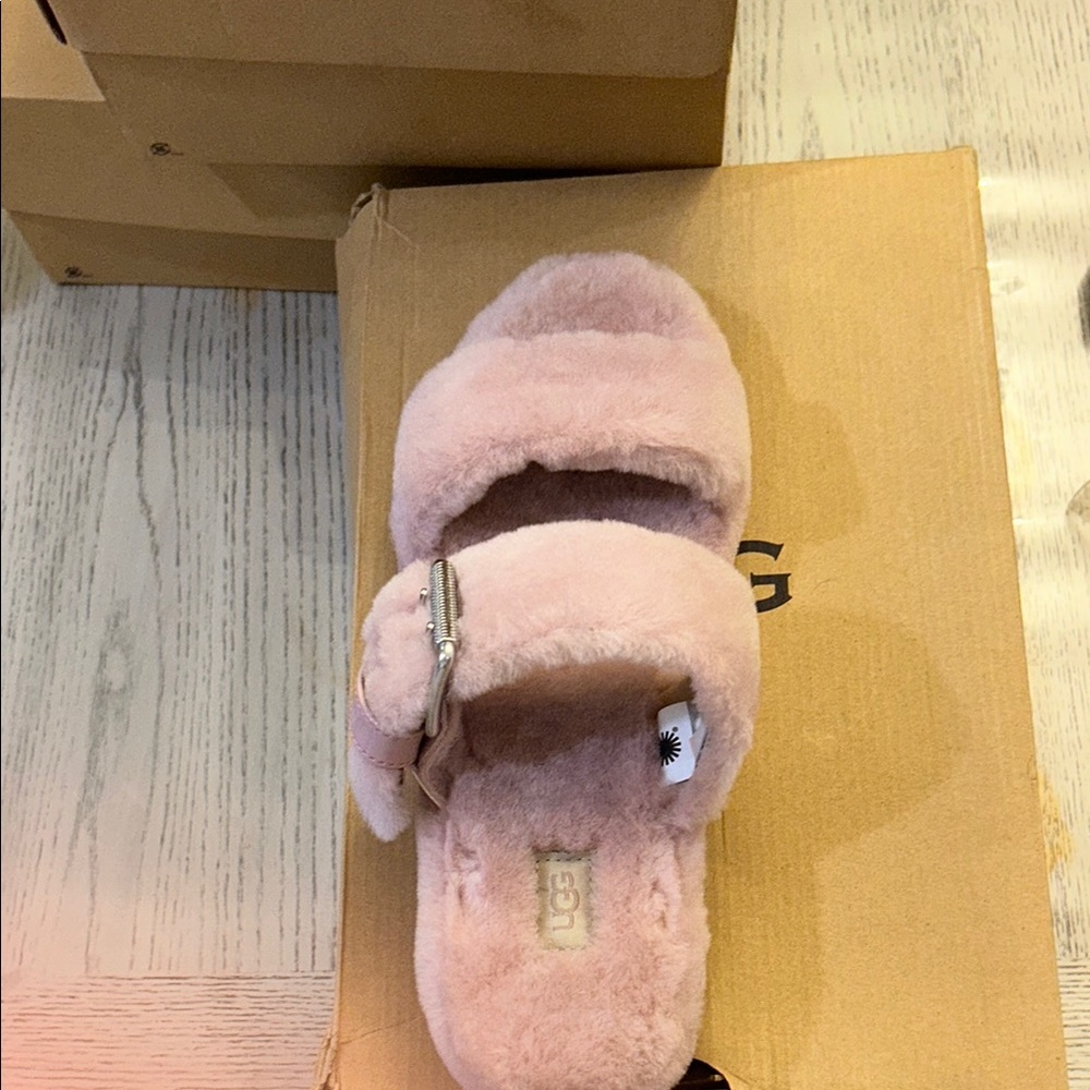 UGG Blush Fluffy Slippers